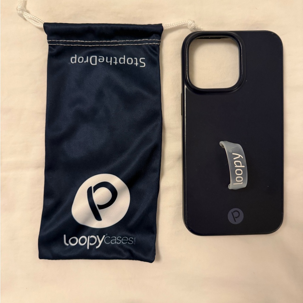 Navy Blue Loopy Case iPhone 14 Pro Max